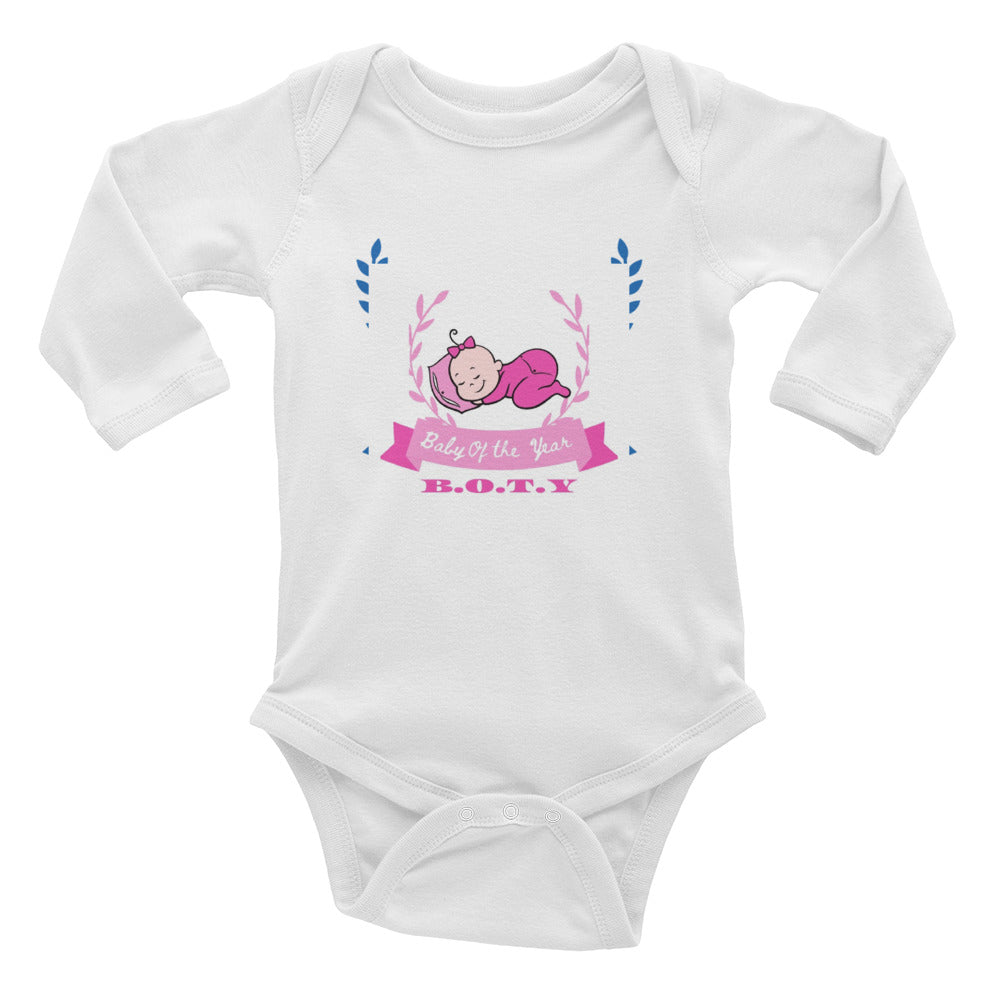 B.O.T.Y. BABY Infant Long Sleeve Bodysuit